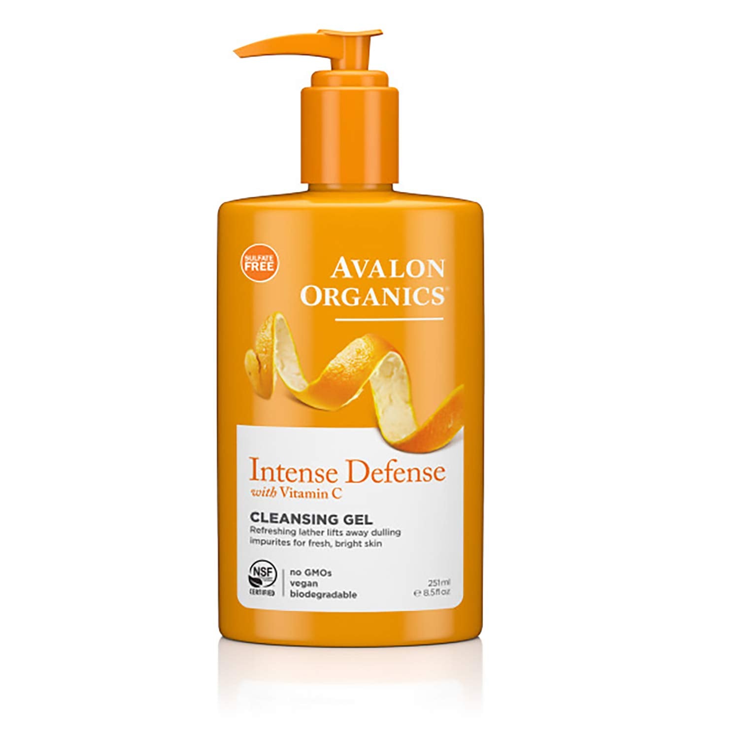 Avalon Organics Intense Defense Cleansing Gel, 8.5 oz.